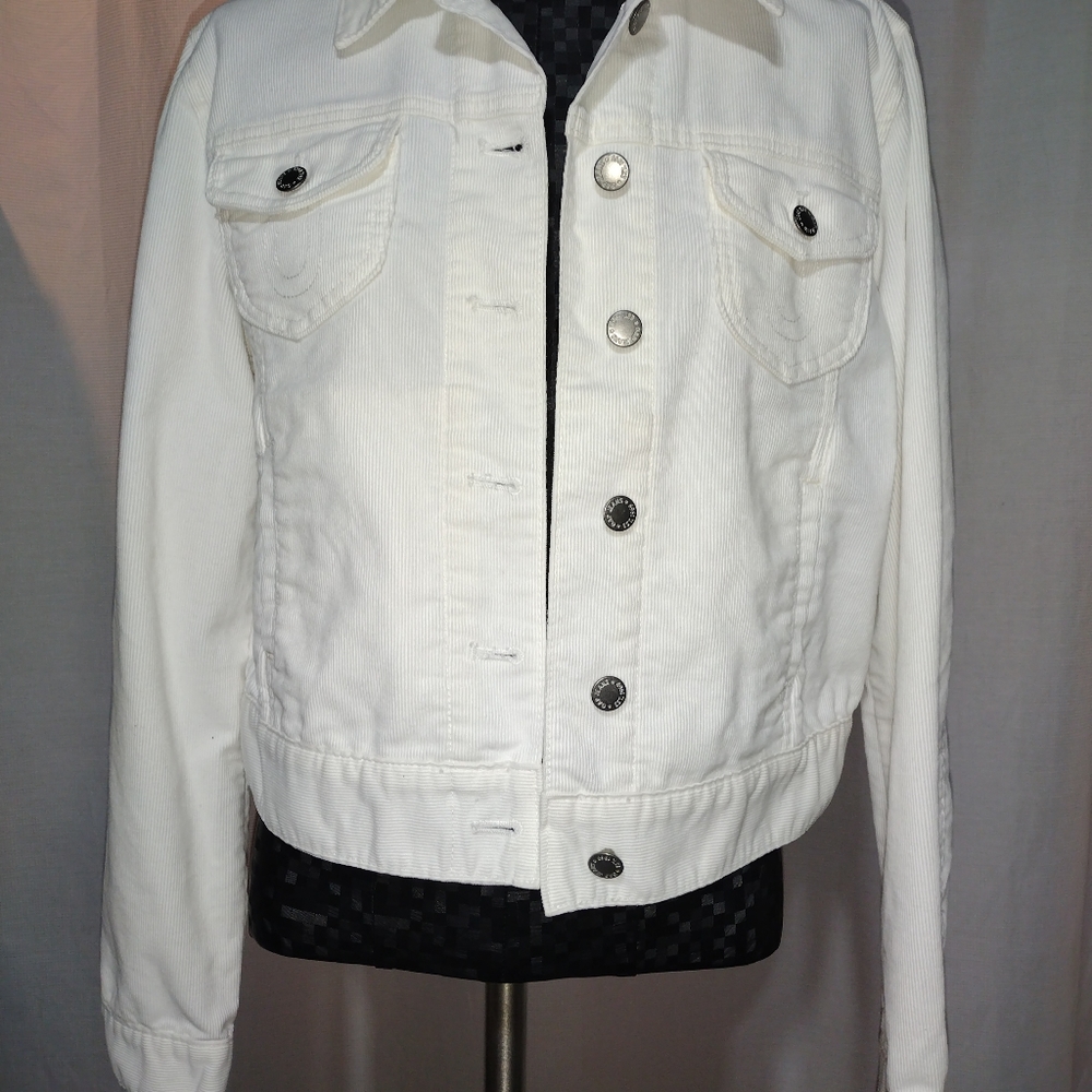 White gap corduroy jacket